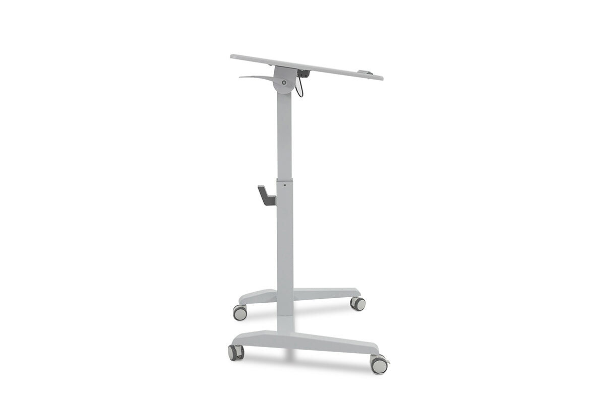 Vision Sit-Stand Mobile Desk-White