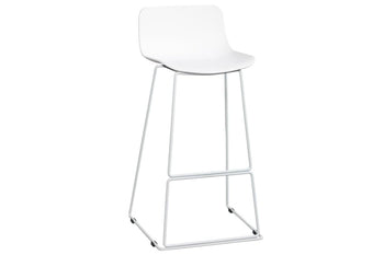 Wave Plastic Bar and Counter Stool Sled Base - 760mm Seat Height