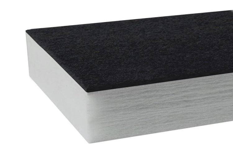 Autex Quietspace Acoustic Panel with vertiface [2400H x 1200W x 29D] Autex grey with vertiface empire 