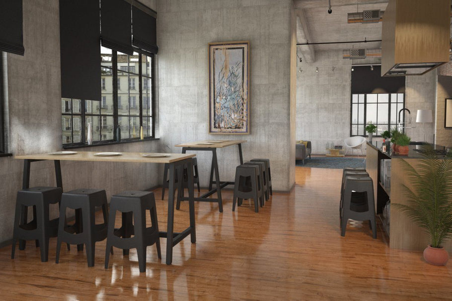 Environmental image of Claudio Counter and Kitchen Stool - 680mm Seat Height