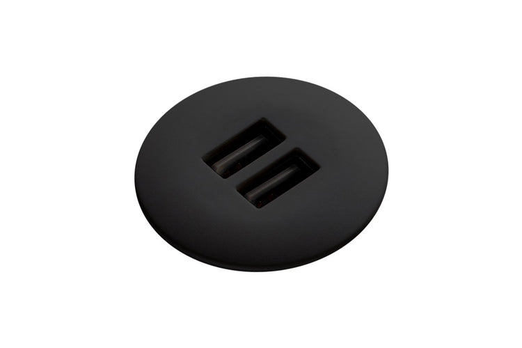 CMS Atom USB Charging Module 2x3A CMS black