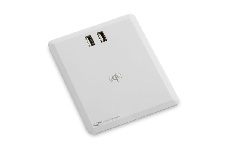 CMS Quantum 15W Wireless Charging Pad with 30W USB-C/A CMS white