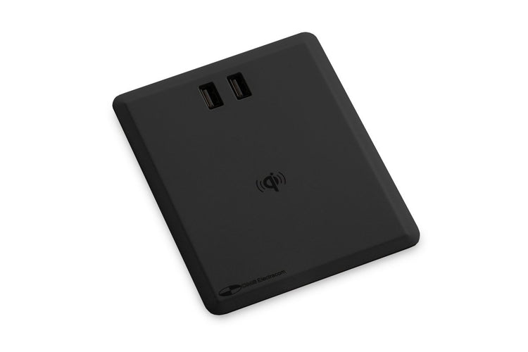 CMS Quantum 15W Wireless Charging Pad with 30W USB-C/A CMS black