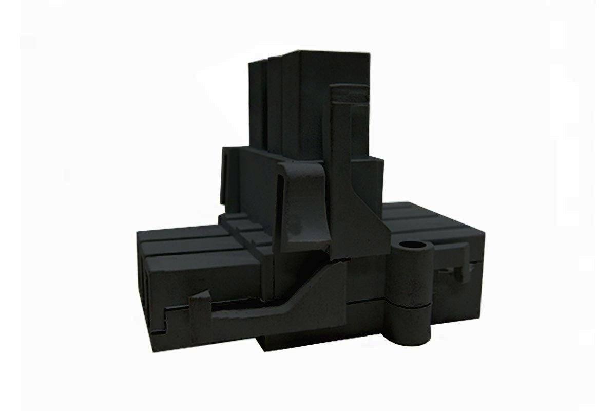 CMS T-Piece (1 In 2 Out Splitter) CMS black