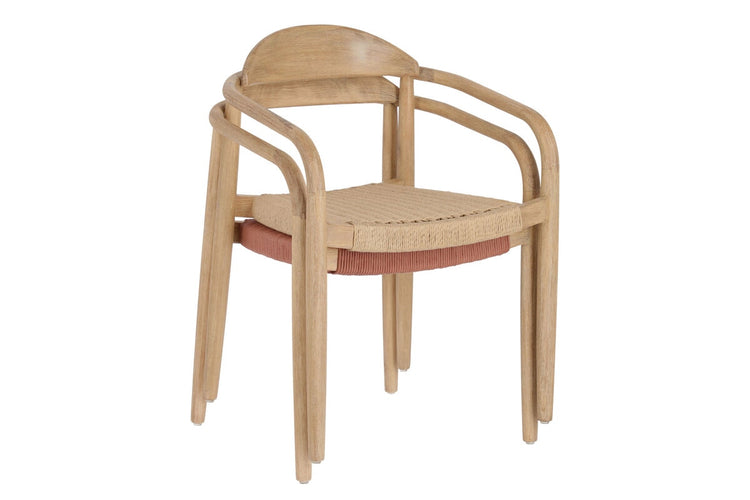 Como Glynis Casual Dining Wooden Rope Chair Como 