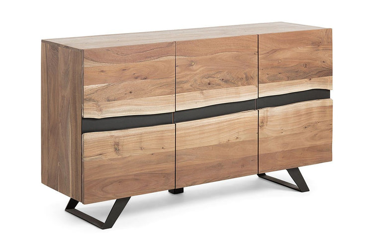 Como Irvin Unique Natural Wood Boardroom Credenza Como 