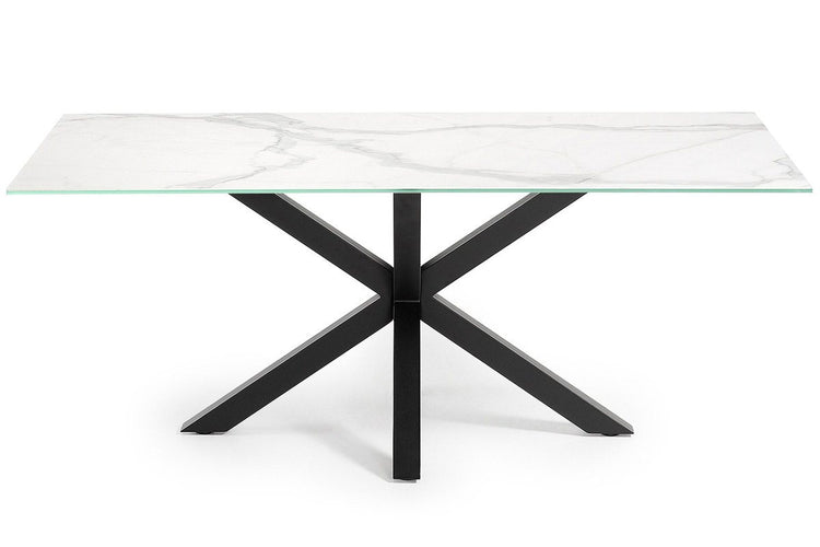 Como Spacious Ceramic Table for the Modern Office Como white