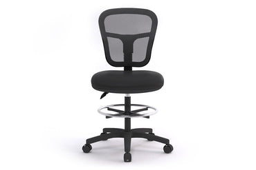 Dove Mesh Drafting Chair Jasonl black