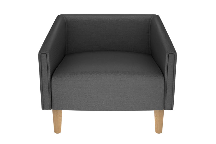 Drej Lounge Chair - Single Jasonl wooden leg dark grey 