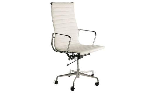 Eames Reproduction Boardroom Chair - High White Back Jasonl white 