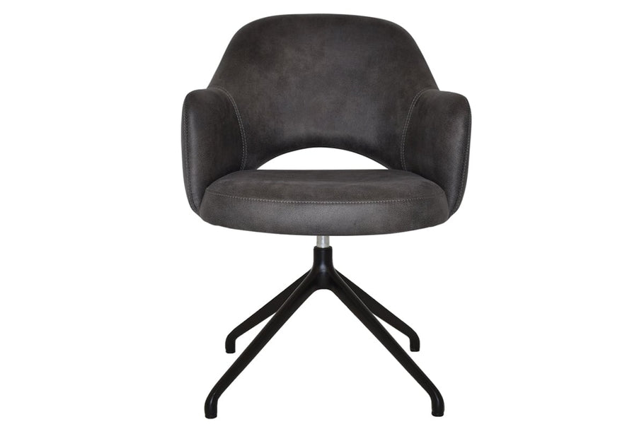 Environmental image of EZ Hospitality Cairo Indoor Armchair Metal Base - Black Trestle