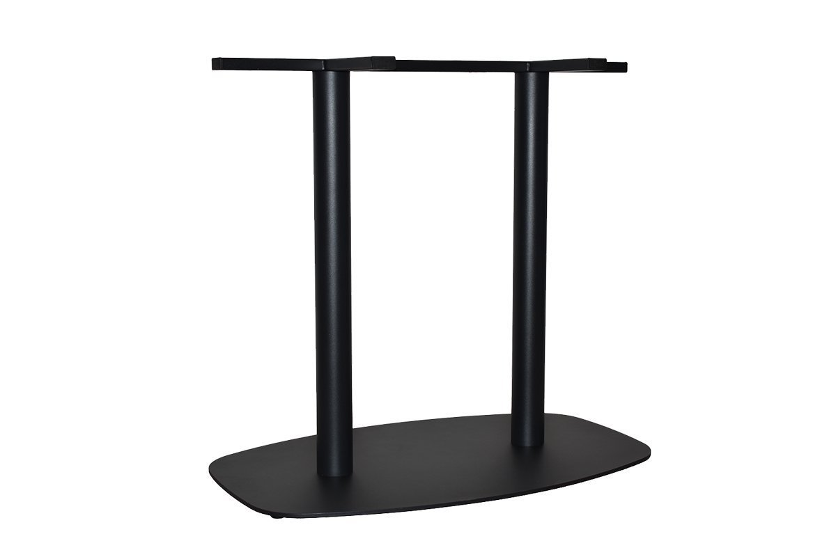 EZ Hospitality Arc Cafe Table Double Base - Black Frame [1400L x 700W] EZ Hospitality none 