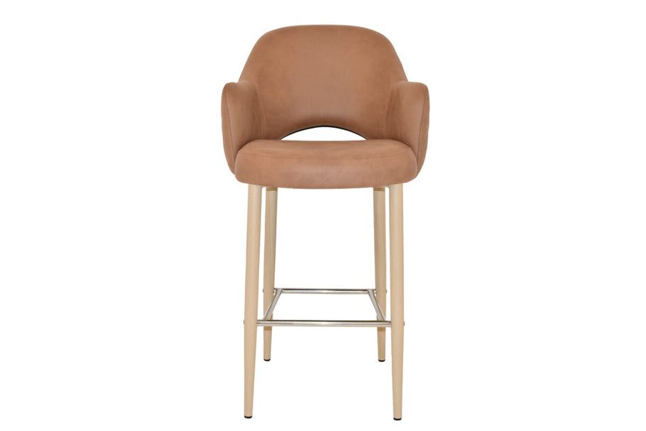Environmental image of EZ Hospitality Avalon Stool Birch with Arms - 750mm Seat Height