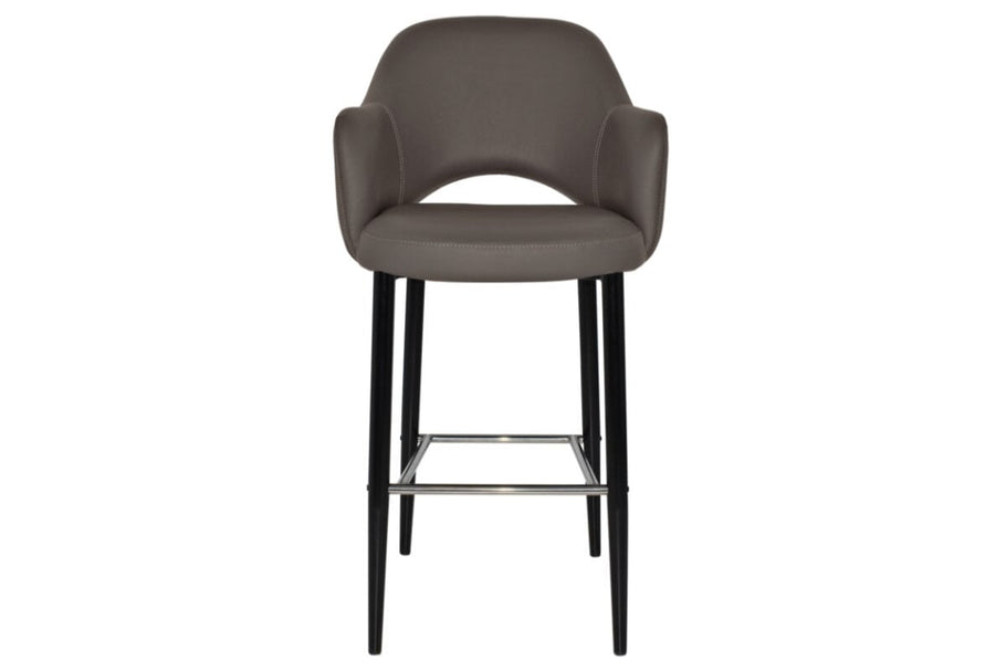 Environmental image of EZ Hospitality Avalon Stool Black with Arms - 750mm Seat Height