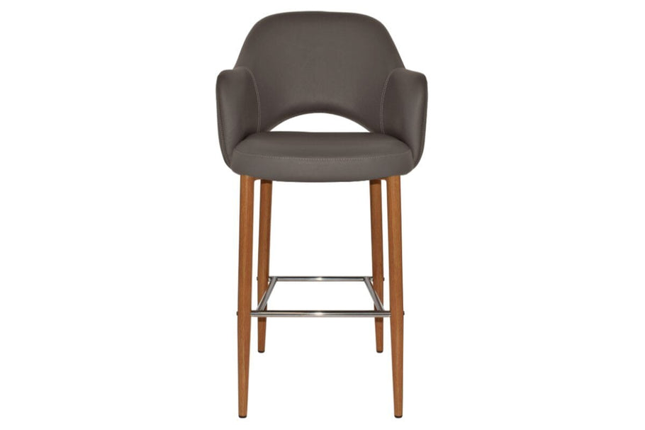 Environmental image of EZ Hospitality Avalon Stool Light oak with Arms - 750mm Seat Height