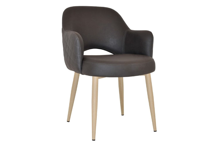 EZ Hospitality Cairo Indoor Armchair Metal Base - Birch 4 Leg EZ Hospitality pelle benito java 