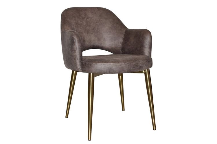 EZ Hospitality Cairo Indoor Armchair Metal Base - Brass 4 Leg EZ Hospitality eastwood donkey 