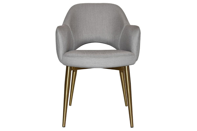 EZ Hospitality Cairo Indoor Armchair Metal Base - Brass 4 Leg EZ Hospitality 