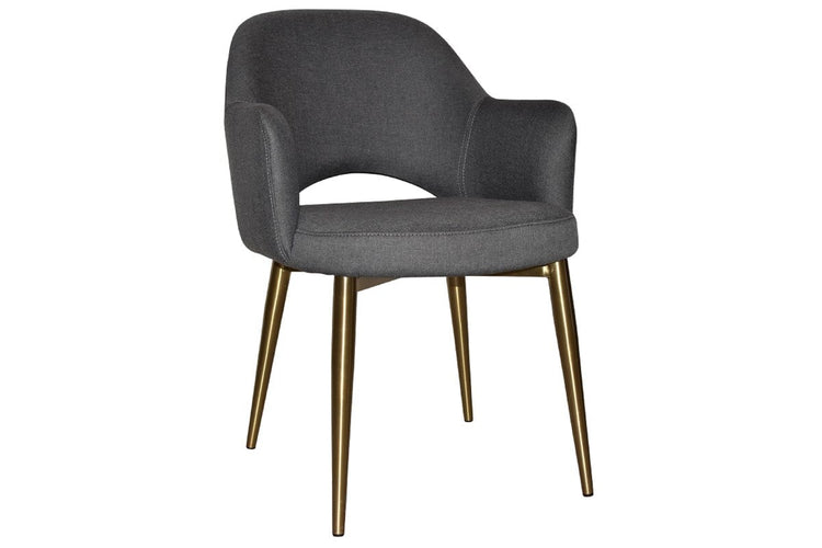 EZ Hospitality Cairo Indoor Armchair Metal Base - Brass 4 Leg EZ Hospitality gravity slate 