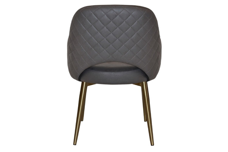 EZ Hospitality Cairo Indoor Armchair Metal Base - Brass 4 Leg EZ Hospitality 