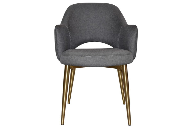 EZ Hospitality Cairo Indoor Armchair Metal Base - Brass 4 Leg EZ Hospitality 