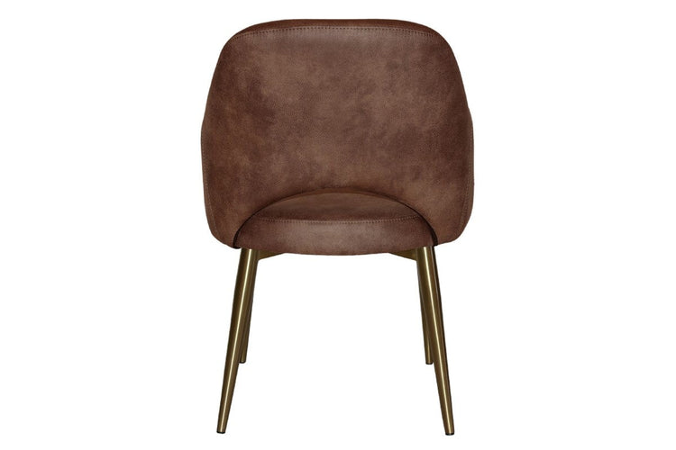 EZ Hospitality Cairo Indoor Armchair Metal Base - Brass 4 Leg EZ Hospitality 