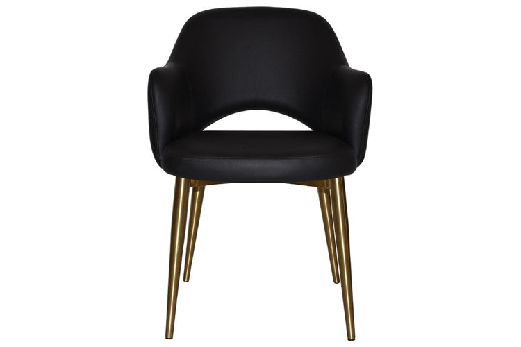 EZ Hospitality Cairo Indoor Armchair Metal Base - Brass 4 Leg EZ Hospitality 