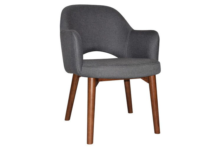 EZ Hospitality Cairo Indoor Armchair Timber Base - Light Walnut 4 Leg EZ Hospitality gravity slate 