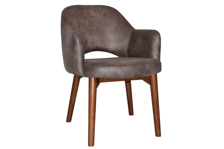 EZ Hospitality Cairo Indoor Armchair Timber Base - Light Walnut 4 Leg EZ Hospitality eastwood donkey 