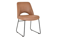  - EZ Hospitality Cairo Indoor Armless Chair Metal Base - Black Sled - 1