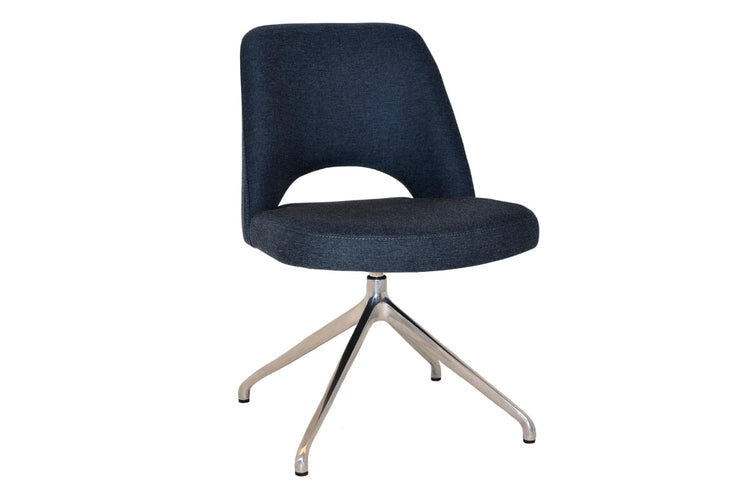 EZ Hospitality Cairo Indoor Armless Chair Metal Base - Trestle EZ Hospitality gravity navy 