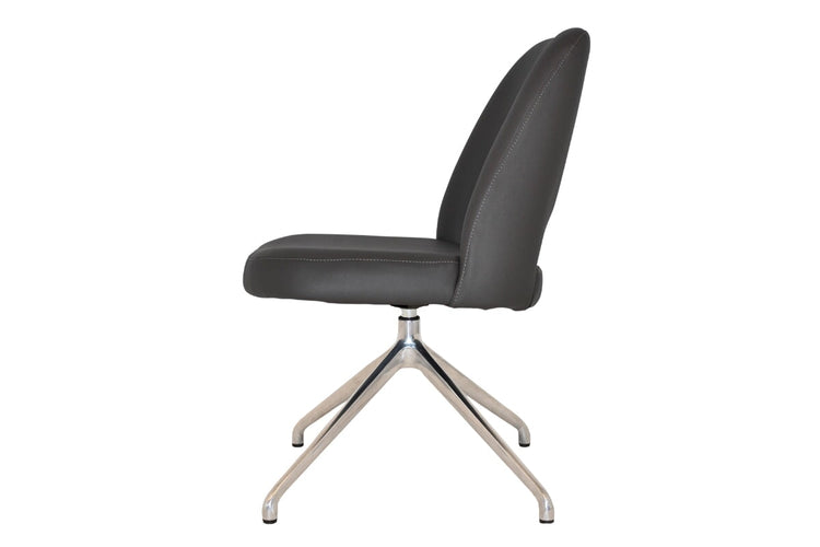 EZ Hospitality Cairo Indoor Armless Chair Metal Base - Trestle EZ Hospitality 