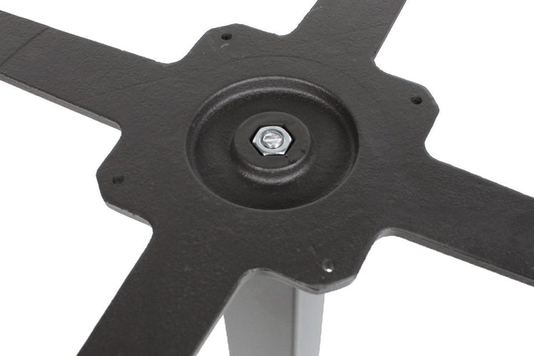 EZ Hospitality Cross Tall Bar Table Base Cast Iron EZ Hospitality
