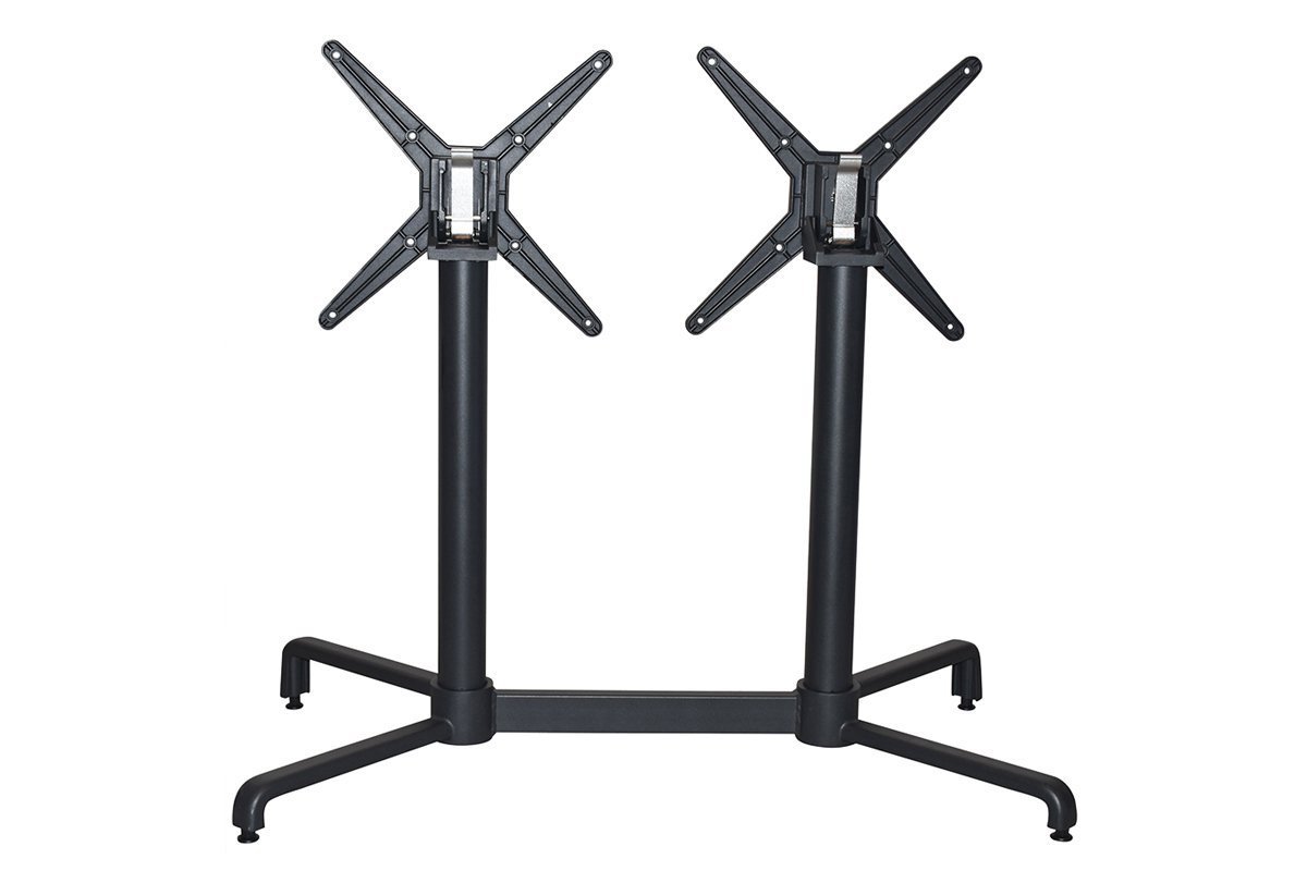 EZ Hospitality Nara Folding Twin Table Base-anthracite
