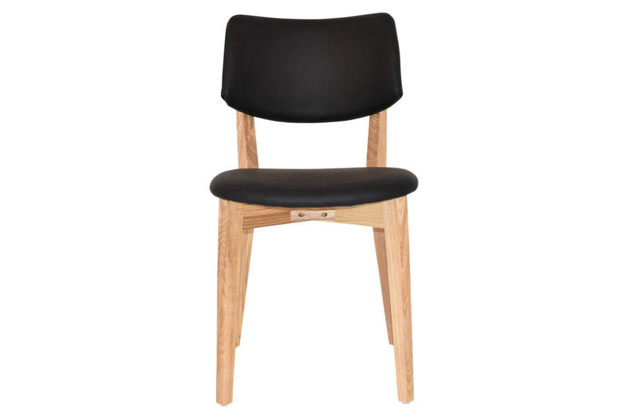 Environmental image of EZ Hospitality Phoenix Commercial Quality Timber Chair - Black Vinyl Seat and Back
