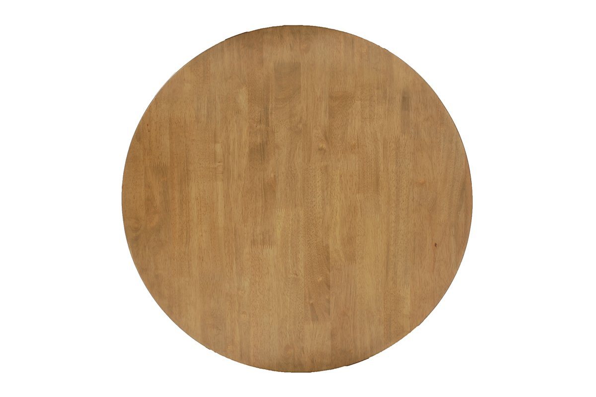 EZ Hospitality Timber Table Tops - Round-rubberwood light oak