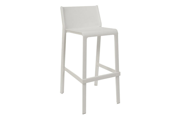 EZ Hospitality Trill Outdoor Bar and Cafe Stool - 650mm EZ Hospitality White 