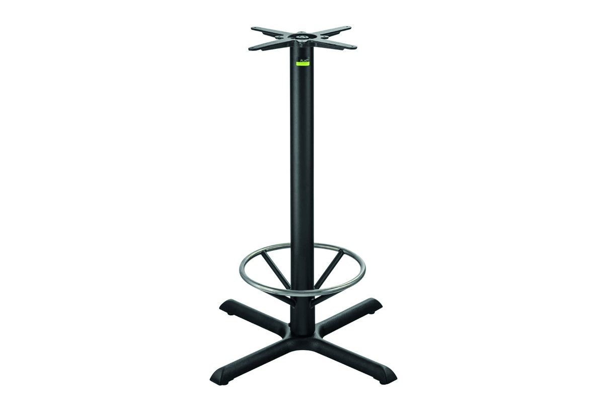 Flat Technology KX30 Kirribilli 76 Dry Bar Table Base w Foot Ring-black