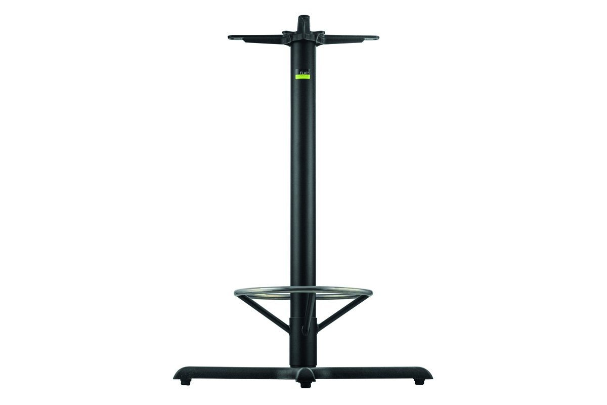 Flat Technology KX30 Kirribilli 76 Dry Bar Table Base w Foot Ring-black