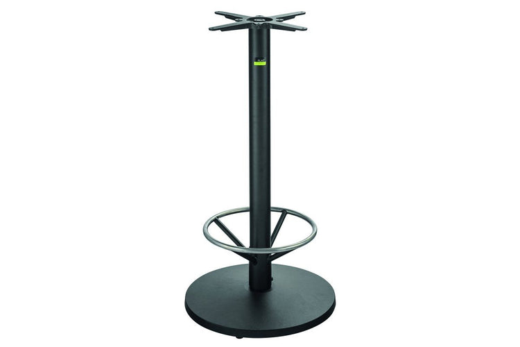 Flat Technology UR22 Ulladualla 55 Dry Bar Table Base w Foot Ring Flat Tech black 