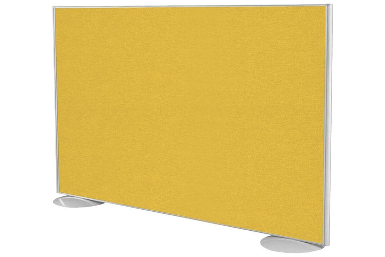 Freestanding Office Partition Screen Fabric White Frame [1200H x 1600W] Jasonl mustard yellow pair of domed feet black 