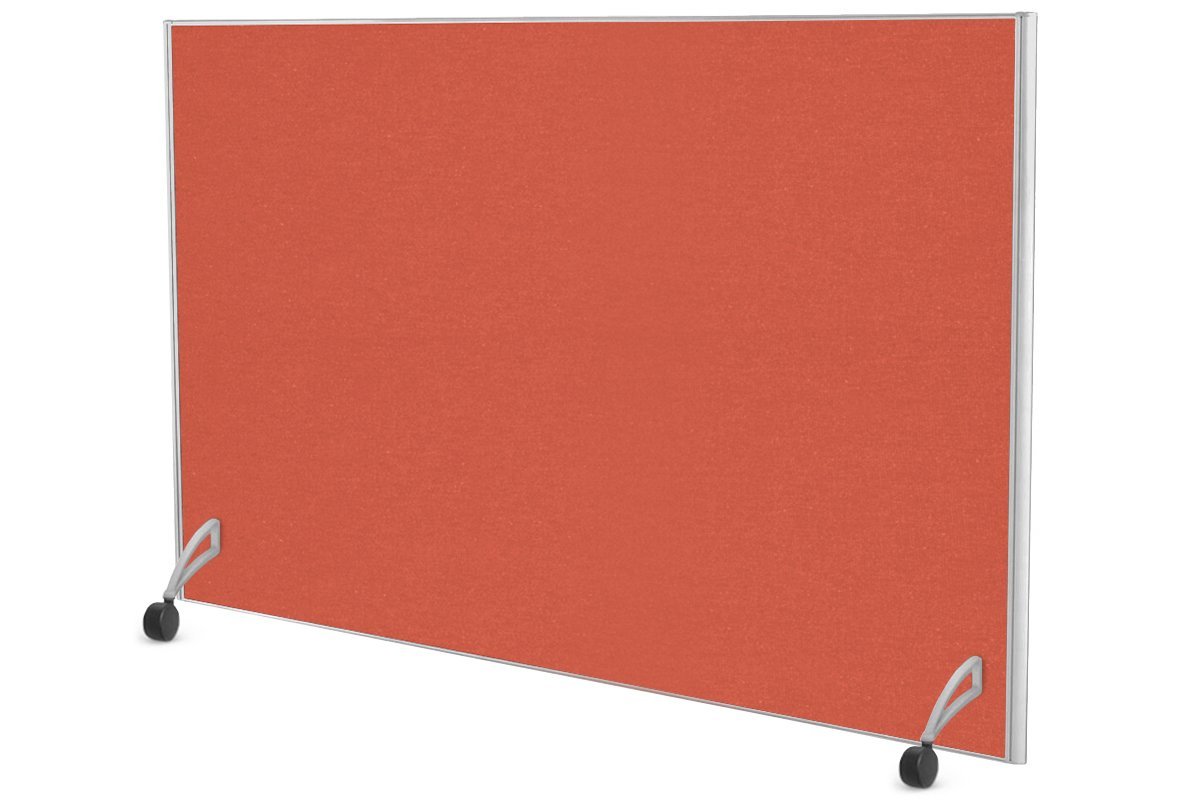 Freestanding Office Partition Screen Fabric White Frame [1200H x 1600W] Jasonl orange squash pair of mobile legs with castors 