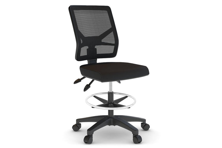 Heron Ergonomic Drafting Chair - Mesh Back Jasonl black none 