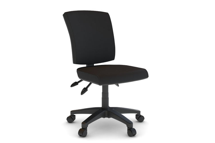 Heron Ergonomic Chair - Fabric Back Jasonl black none