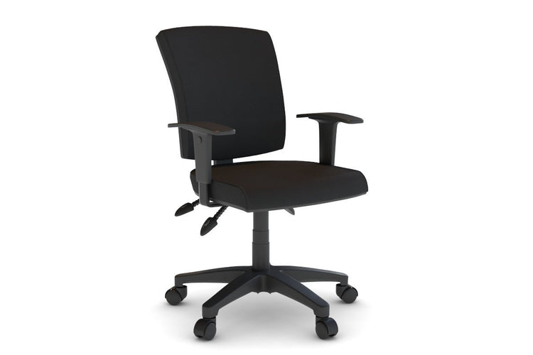 Heron Ergonomic Chair - Fabric Back Jasonl black black height adjustable
