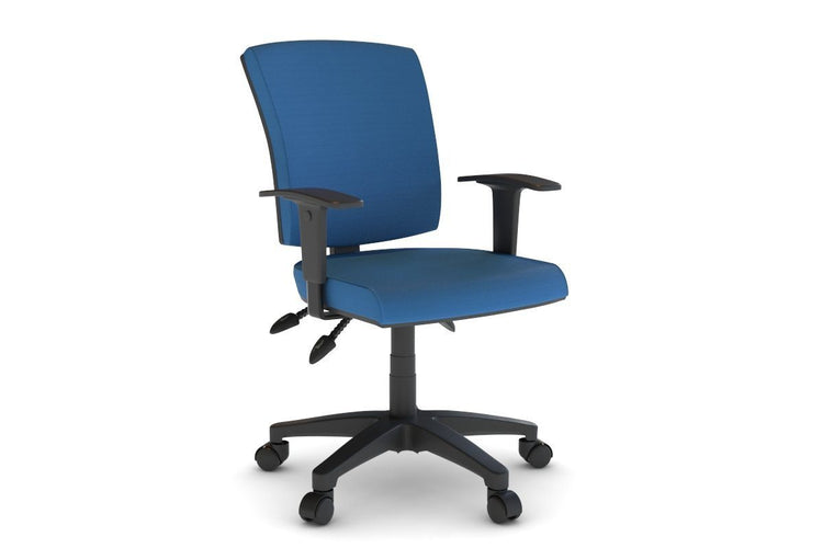 Heron Ergonomic Chair - Fabric Back Jasonl blue black height adjustable