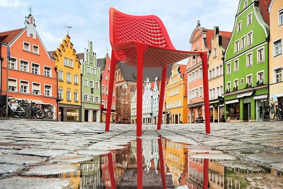 Environmental image of Hospitality Plus Casual Air Chair - No Arm