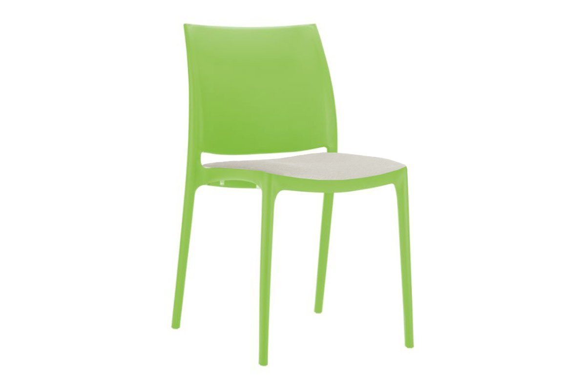 Hospitality Plus Commercial Maya Chair-green taupe cushion