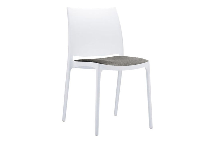 Hospitality Plus Commercial Maya Chair Hospitality Plus white anthracite cushion 