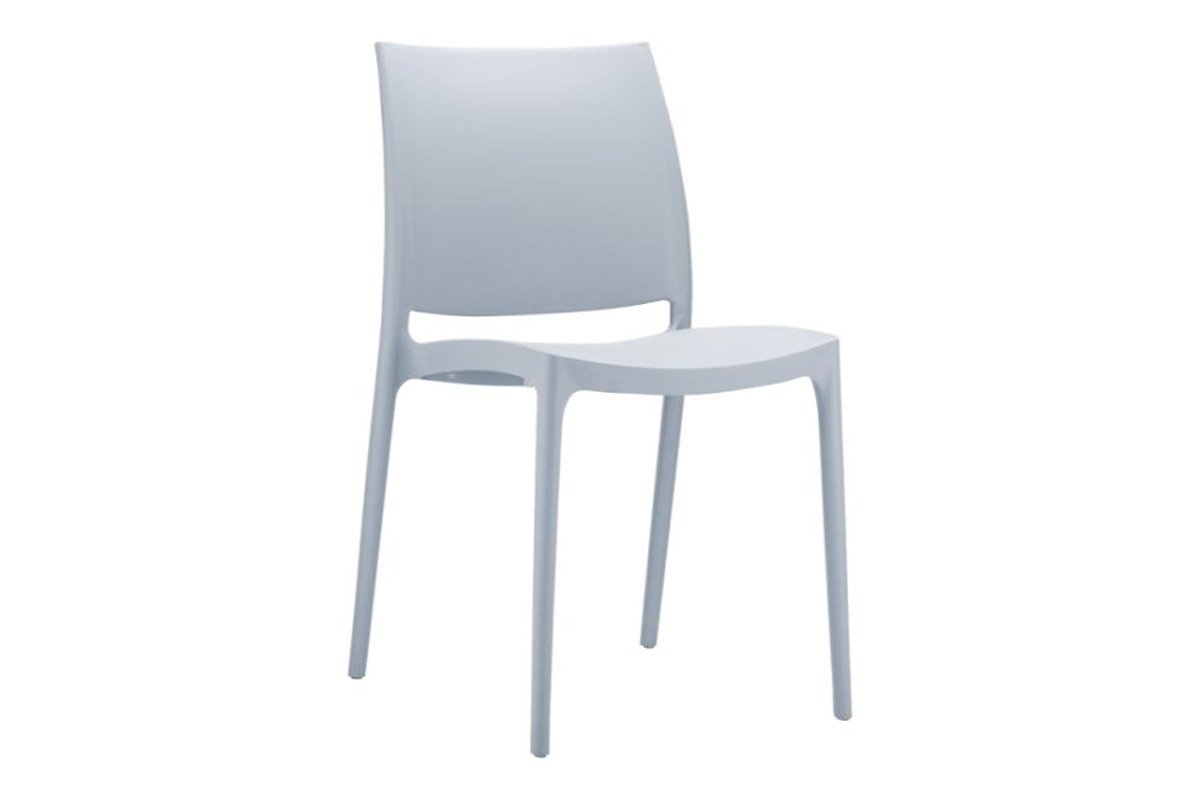 Hospitality Plus Commercial Maya Chair-silver grey none